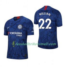 Fußballtrikots Chelsea Willian 22 2019-2020 Kurzarm Heimtrikotsatz kaufen